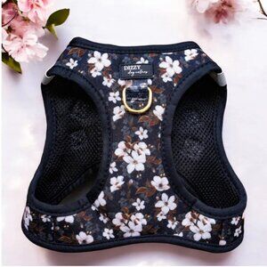 NEW Dog Harness Step In Medium 20-24lbs Cherry Blossom Dizzy Dog Collars